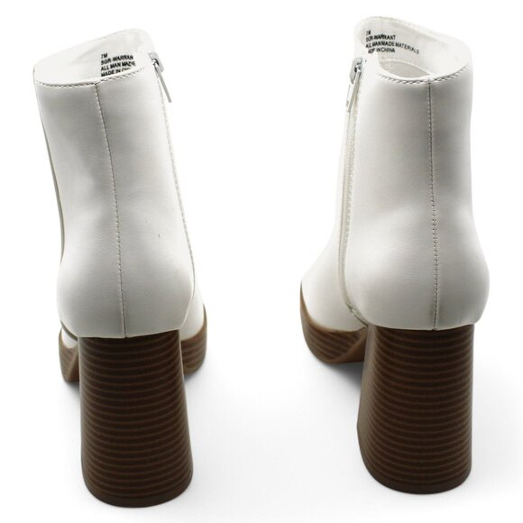 Sugar Womens Faux Leather Embossed Ankle Boots - Picture 8 of 8